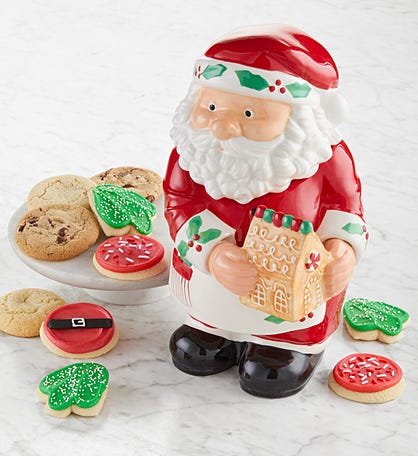 Collector’s Edition Baking Santa Cookie Jar